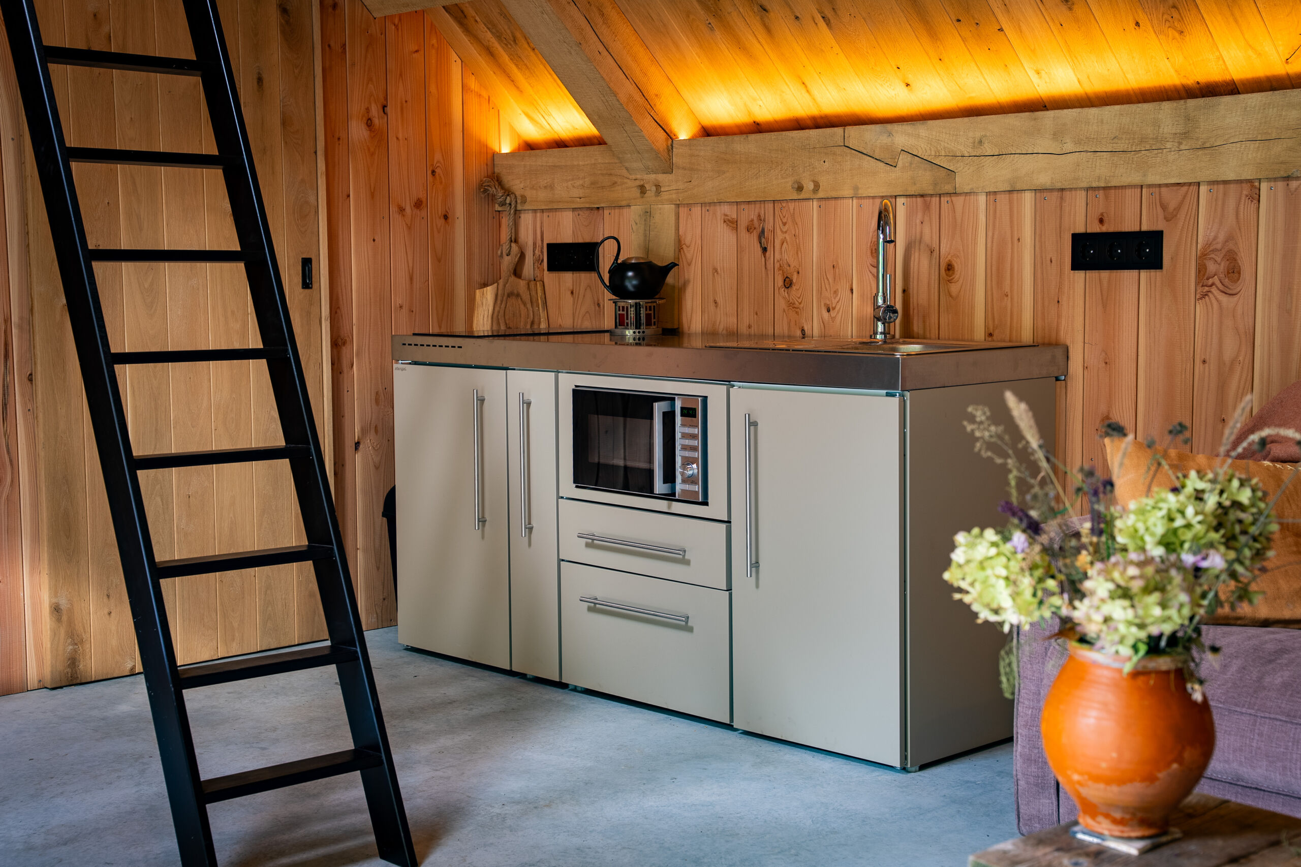 Gastenverblijf keuken