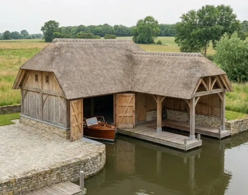 Luxe boothuis overkapping