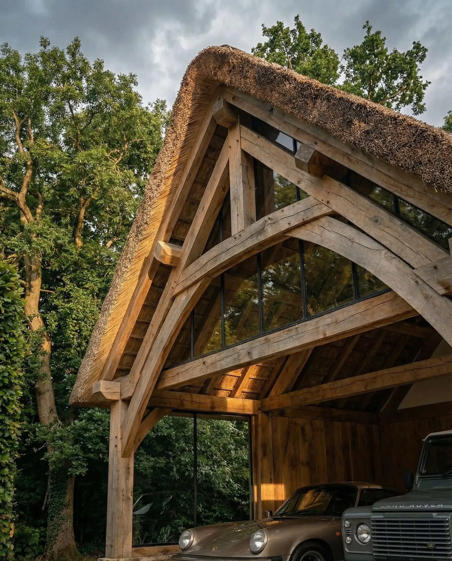Carport met spanten