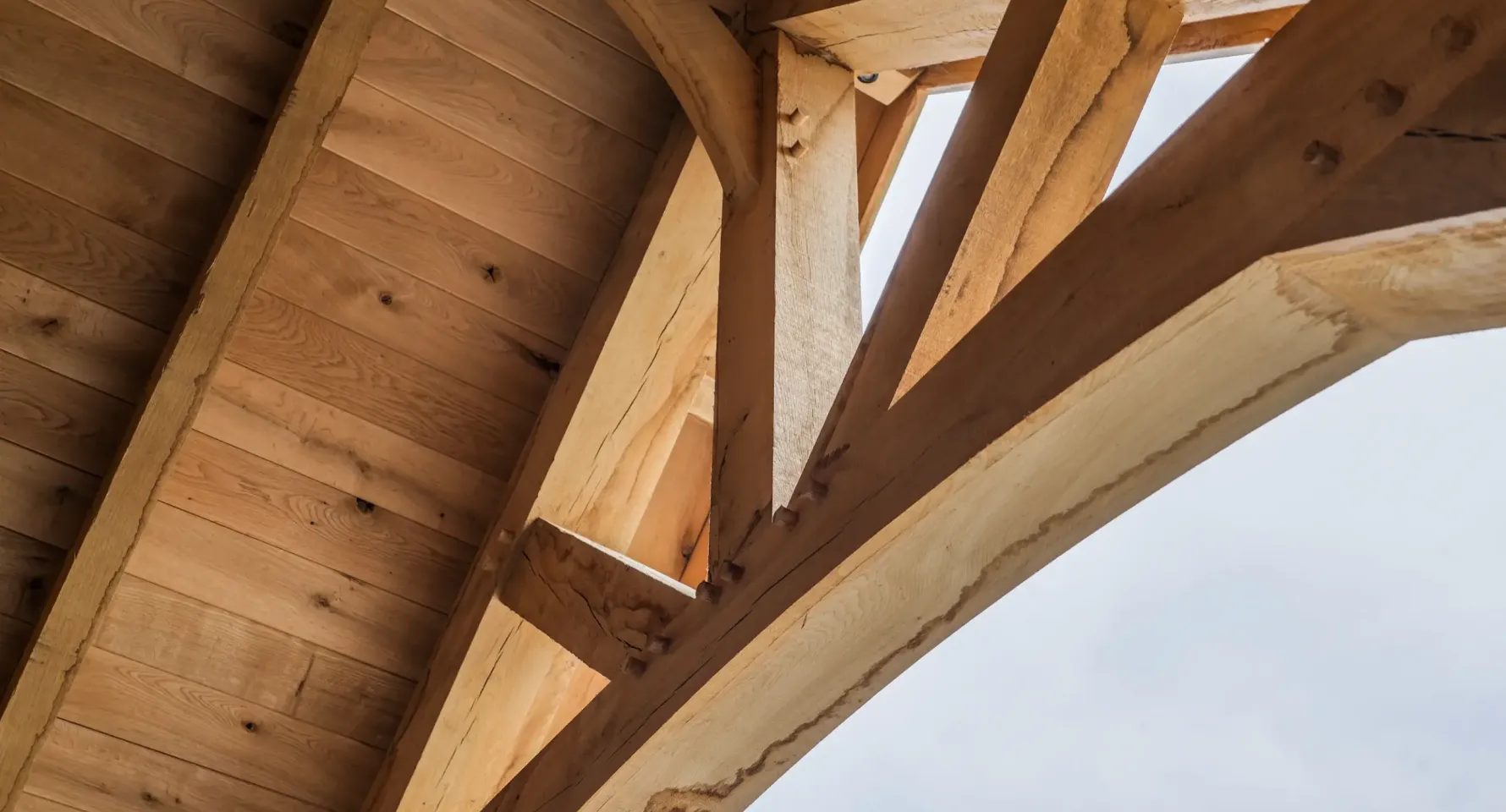 Eiken spant carport